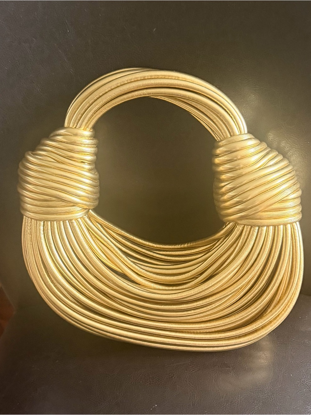 Elegant Golden Knott Purse 👛